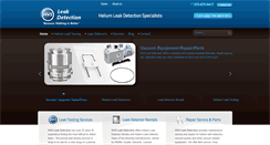 Desktop Screenshot of heliumleakdetection.net